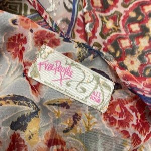 Free people patchwork velvet kimono